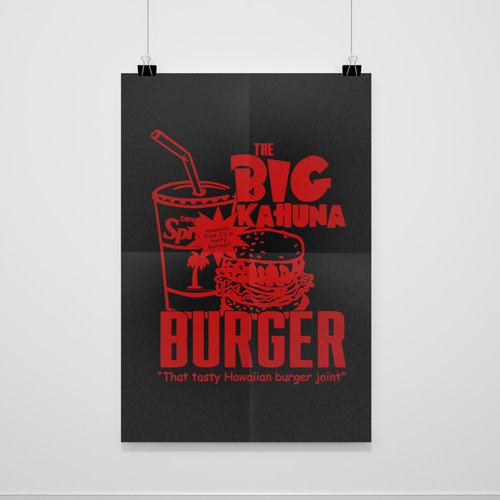 Pulp Fiction Big Kahuna Burger Poster