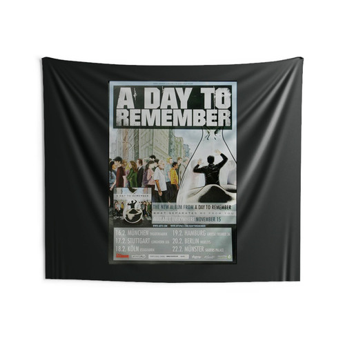 A Day To Remember Me From You Tour 2008 Wall Tapestries