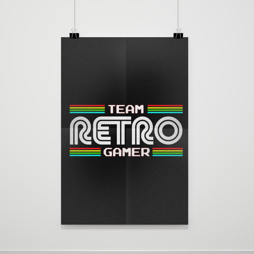 Retro Gamer Poster