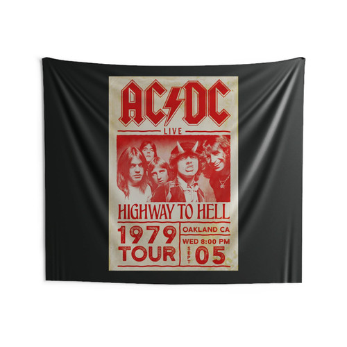 Ac Dc 1979 Tour Wall Tapestries