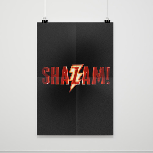 Shazam Movie Dc Logo Poster