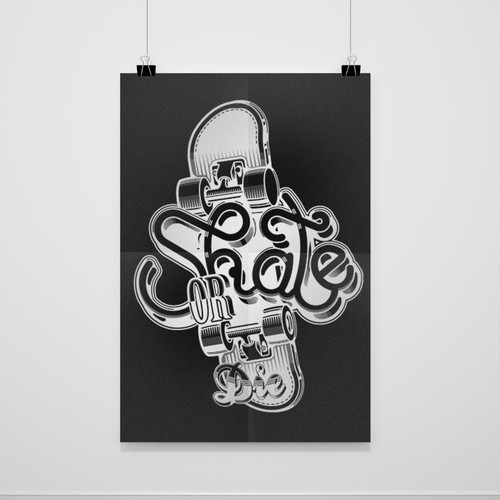 Skate Or Die Poster Skate Or Die Poster