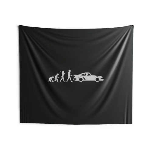 Classic 911 Turbo Evolution Of Man Wall Tapestries