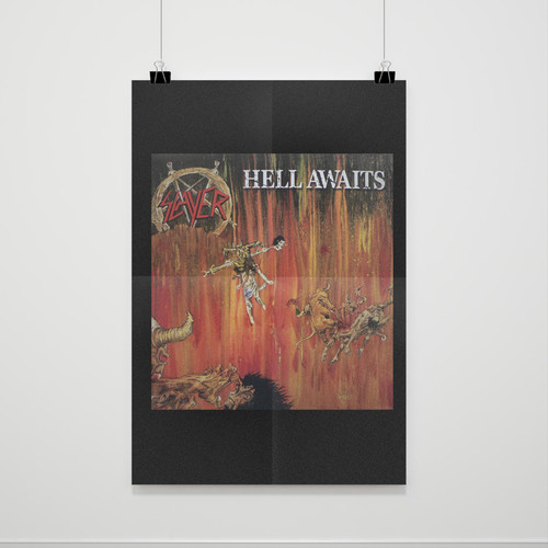 Slayer Hell Awaits Poster Poster