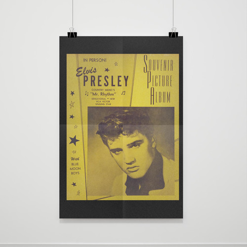 Souvenir Picture Album Elvis Presley Mr Rhythm Poster Poster