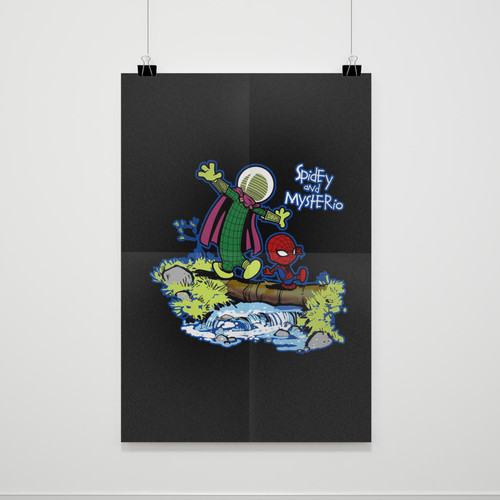 Spidey And Mysterio Poster