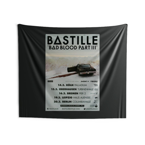Bastille Part Iii Tour 2014 Wall Tapestries Bastille Part Iii Tour 2014 Wall Tapestries