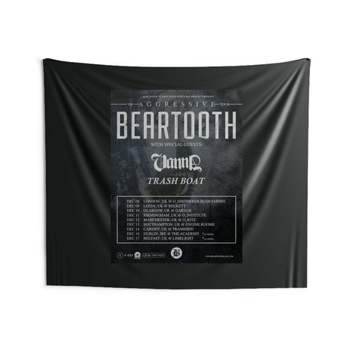 Beartooth Aggresive With Trash Boat Wall Tapestries