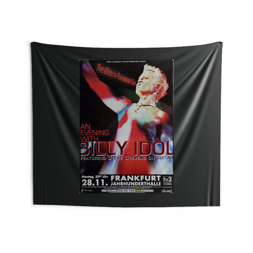 Billy Idol An Evening With Frankfurt 2005 Wall Tapestries Billy Idol An Evening With Frankfurt 2005 Wall Tapestries