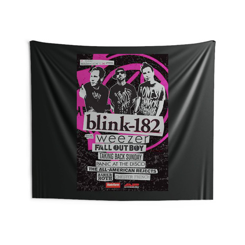 Blink-182 Weezer Fall Out Boy Panic At The Disco Wall Tapestries
