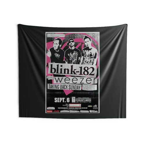 Blink-182 Weezer Taking Back Sunday Wall Tapestries
