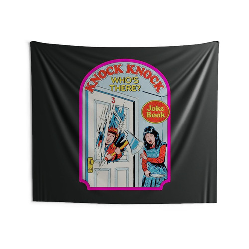 Steven Rhodes Knock Knock Wall Tapestries Steven Rhodes Knock Knock Wall Tapestries