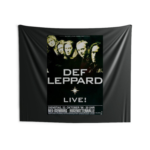 Def Leppard Live Neu Isenburg 1996 Wall Tapestries Def Leppard Live Neu Isenburg 1996 Wall Tapestries