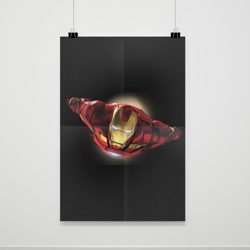 Iron Man Fly Poster