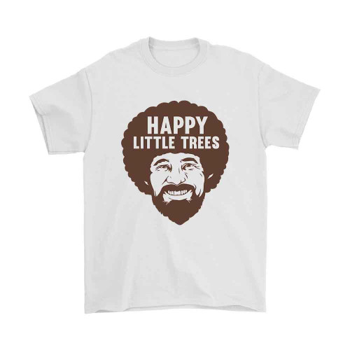 Bob Ross Happy Little Trees Man's T-Shirt Tee