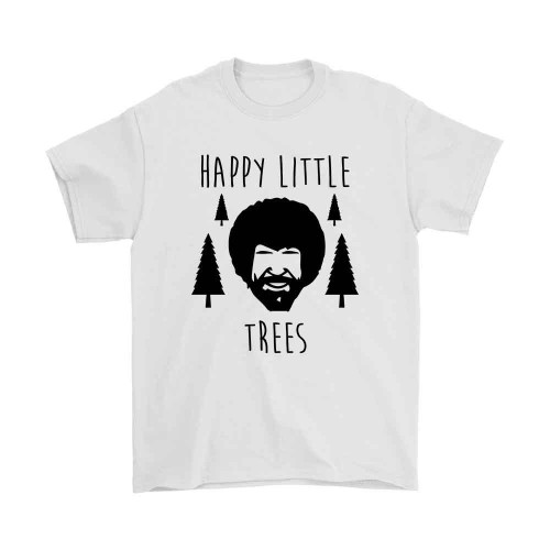 Happy Little Trees Bob Ross Man's T-Shirt Tee