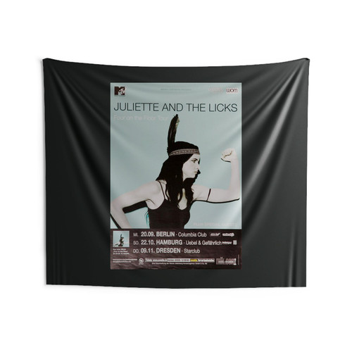 Juliette And The Licks Four On The Floor Tour All The Dates 2006 Wall Tapestries