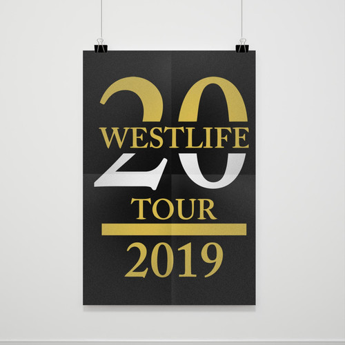 Westlife Concert Tour 2019 Poster