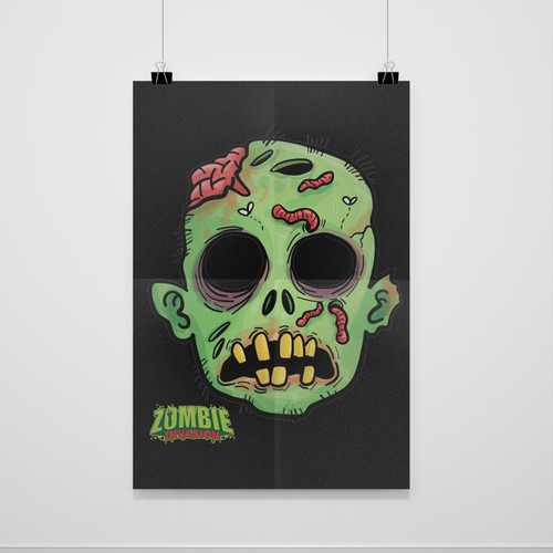 Zombie Invation Halloween Poster