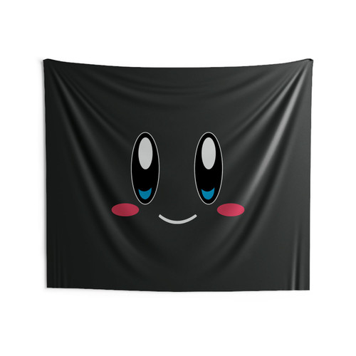 Kirby Face Classic Retro Gaming Wall Tapestries Kirby Face Classic Retro Gaming Wall Tapestries