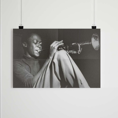 Miles Davis Jazz Trumpet Portrait Poster Miles Davis Jazz Trumpet Portrait Poster