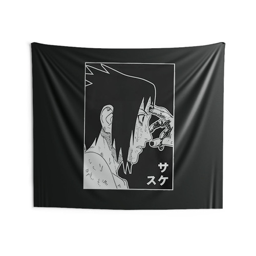 Naruto Anime Sasuke Uchiha Wall Tapestries