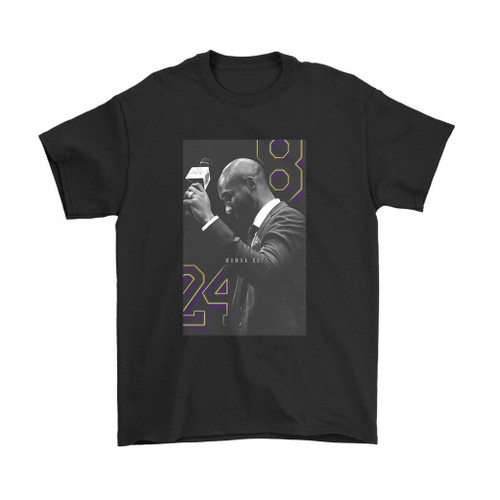 Kobe Bryant 8 24 Mamba Out Man's T-Shirt Tee