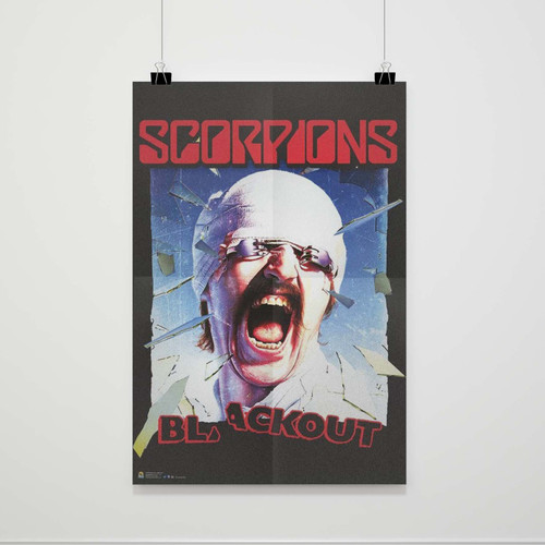 Scorpions Blackout Album Cover Poster