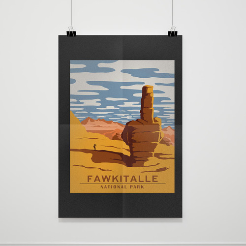 Fawkitalle National Park Poster