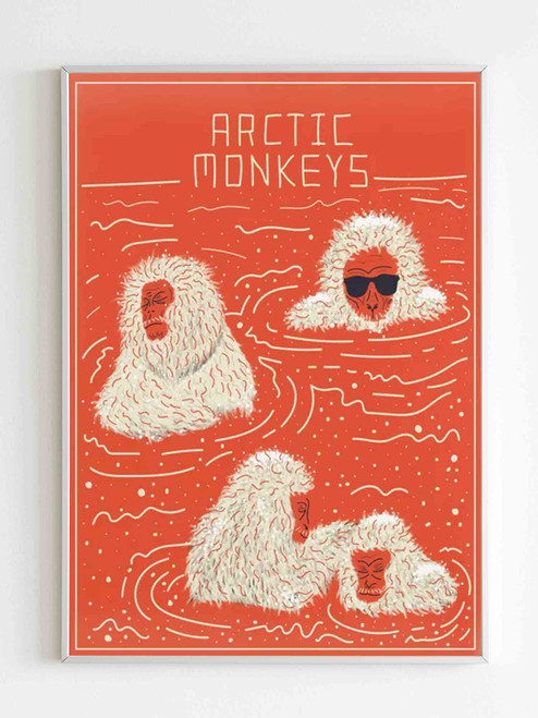 Actual Arctic Snow Monkeys Poster