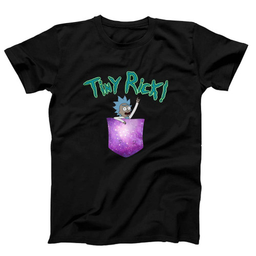 Tiny Rick Space Pocket Rick And Morty Comedy Man's T-Shirt Tee