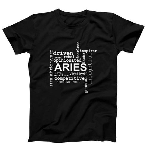 Aries Zodiac Sign Man's T-Shirt Tee