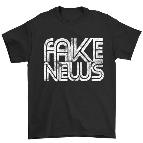 Fake News Donald Trump Man's T-Shirt Tee Fake News Donald Trump Man's T-Shirt Tee