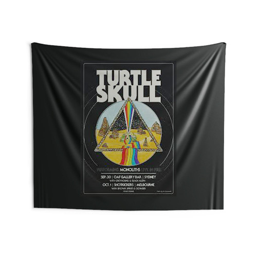 Turtle Skull Wall Tapestries