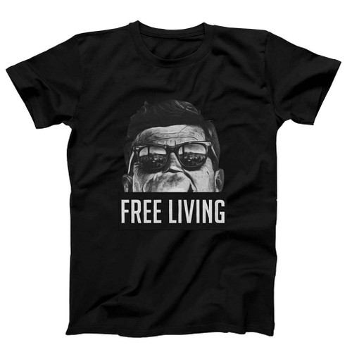 Jfk Free Living Man's T-Shirt Tee