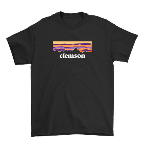 New World Graphics Clemson University Mountain Man's T-Shirt Tee
