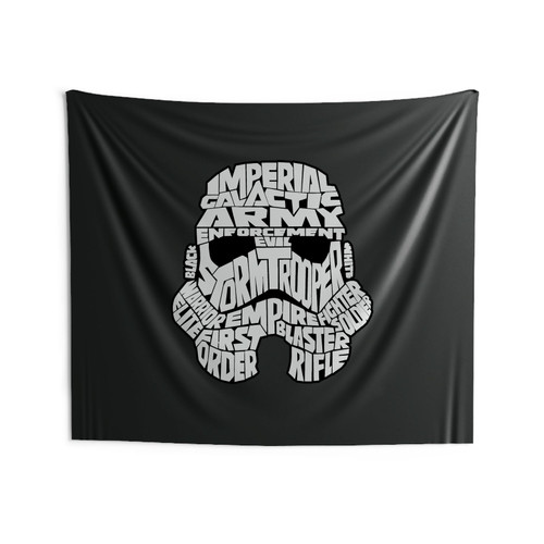 Star Wars Stormtrooper Typography Wall Tapestries