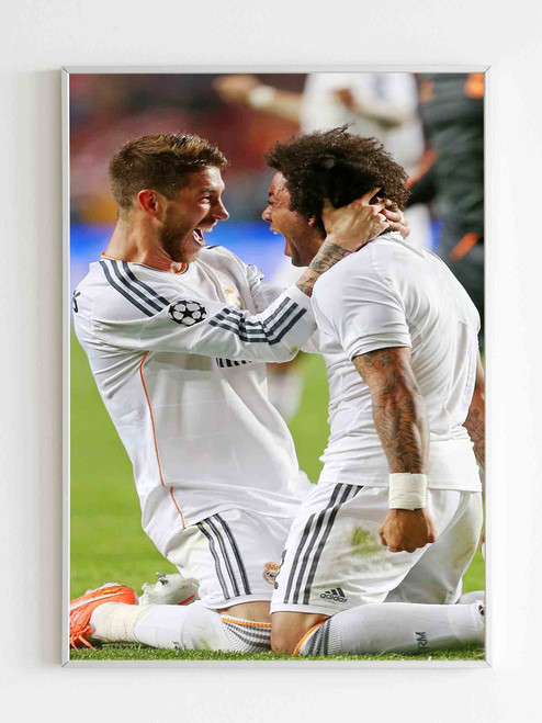 Sergio Ramos And Marcelo Real Madrid Fc Poster