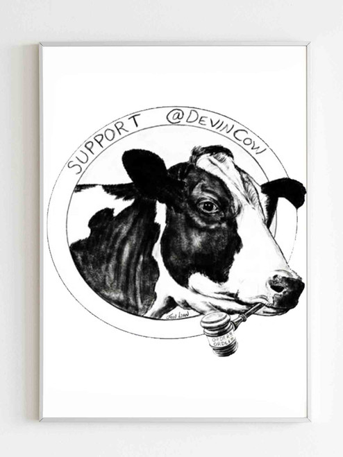 Devin Nunes Cow Support Poster