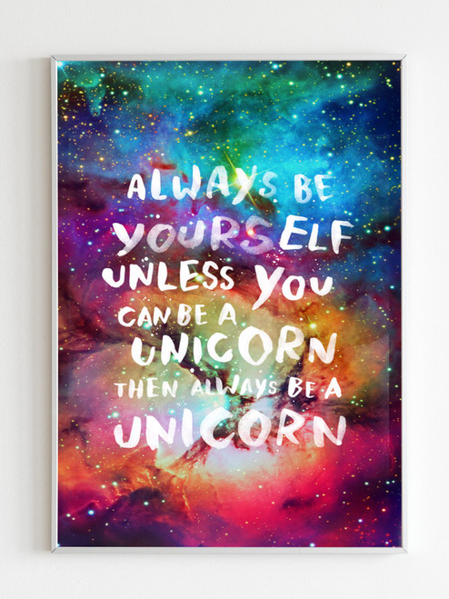 Unicorn Quote Poster