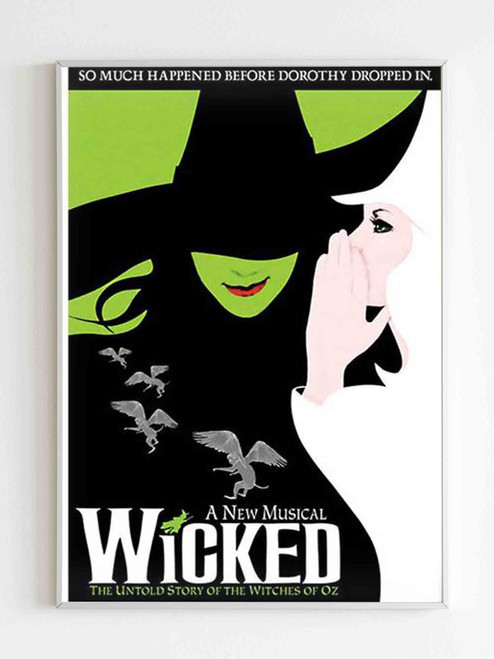 Wicked Broadway Musical Poster