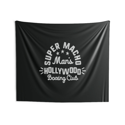 Super Macho Man Hollywood Boxing Club Wall Tapestries Super Macho Man Hollywood Boxing Club Wall Tapestries