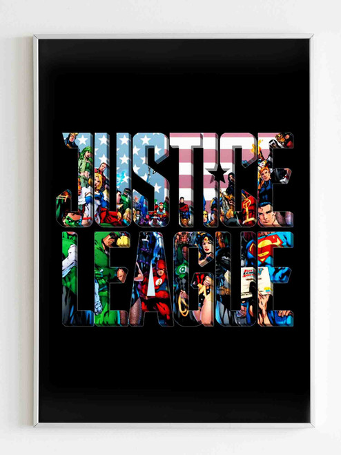 Justice League Unite Logo Poster