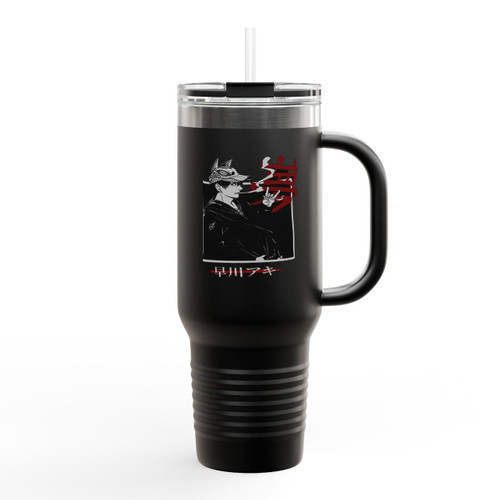 Aki Hayakawa Anime Chain Saw Man Insulated Travel Mug Aki Hayakawa Anime Chain Saw Man Insulated Travel Mug