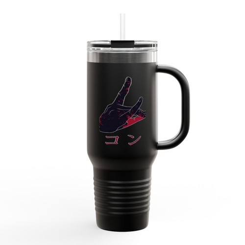 Aki Kon Chainsaw Man Insulated Travel Mug Aki Kon Chainsaw Man Insulated Travel Mug
