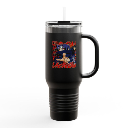 Anime Uchiha Itachi Naruto Insulated Travel Mug