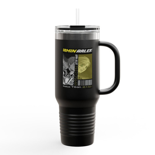 Aot Armin Arlert Attack On Titan Insulated Travel Mug Aot Armin Arlert Attack On Titan Insulated Travel Mug