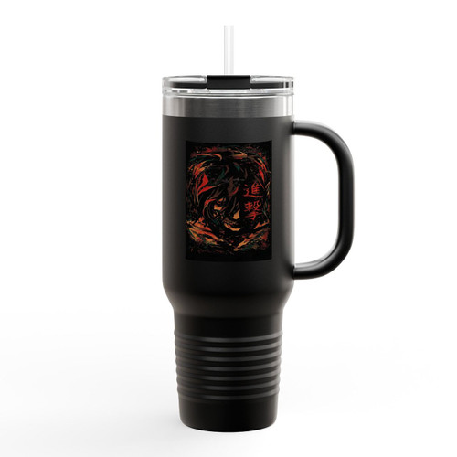 Aot Eren Titan Yeagerist Insulated Travel Mug Aot Eren Titan Yeagerist Insulated Travel Mug