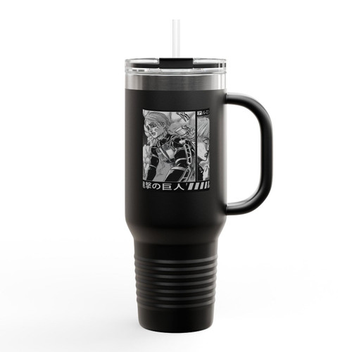 Armin Arlert Aot 4 Anime Manga Insulated Travel Mug Armin Arlert Aot 4 Anime Manga Insulated Travel Mug