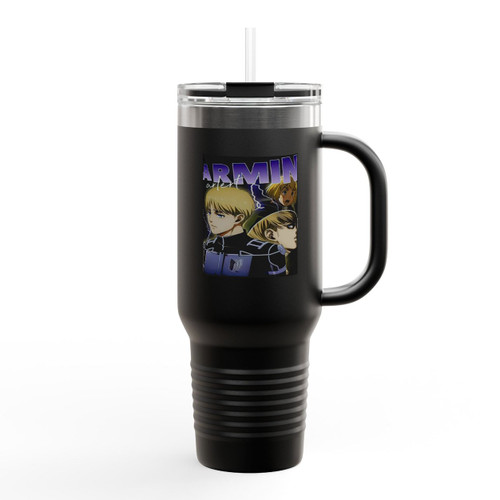 Armin Arlert Attack On Titan Anime Insulated Travel Mug Armin Arlert Attack On Titan Anime Insulated Travel Mug
